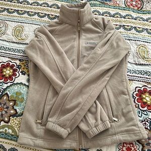 Columbia Tan Women’s Zip up Sweatshirt